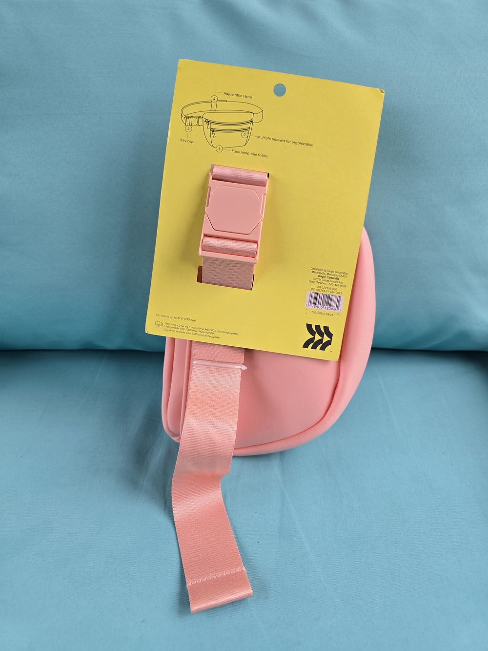 All In Motion Pink Crossbody Belt Bag - Picture 4 of 4